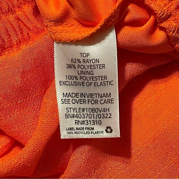 Bcx Juniors' Gauzy Scalloped Top In
Orange size XSmall new with tags - Picture 7 of 7